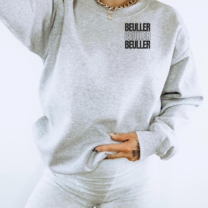 Ferris Beullers Day Off Unisex Crewneck 80s Movie Lover Sweatshirt Retro Classic Movie Nostalgia Gift Save Ferris John Hughes Movie