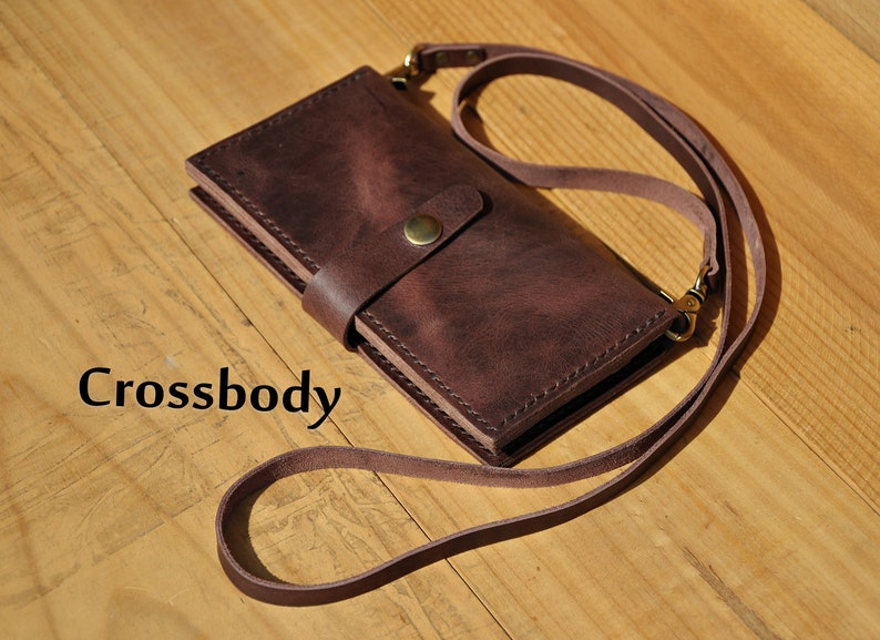 Iphone xr crossbody case leather iPhone xs wallet case iPhone Etsy