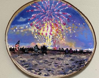 Fireworks at the Jersey Shore