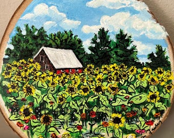 The Last of the Sunflowers and Wildflowers