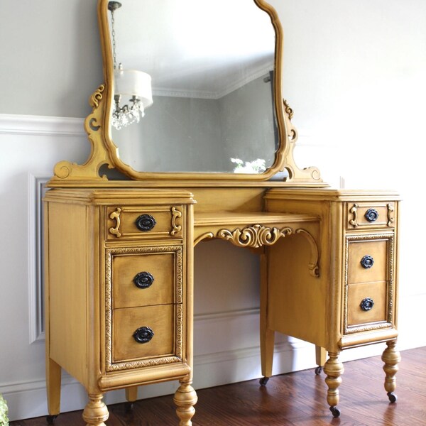 Painted Vanity Etsy