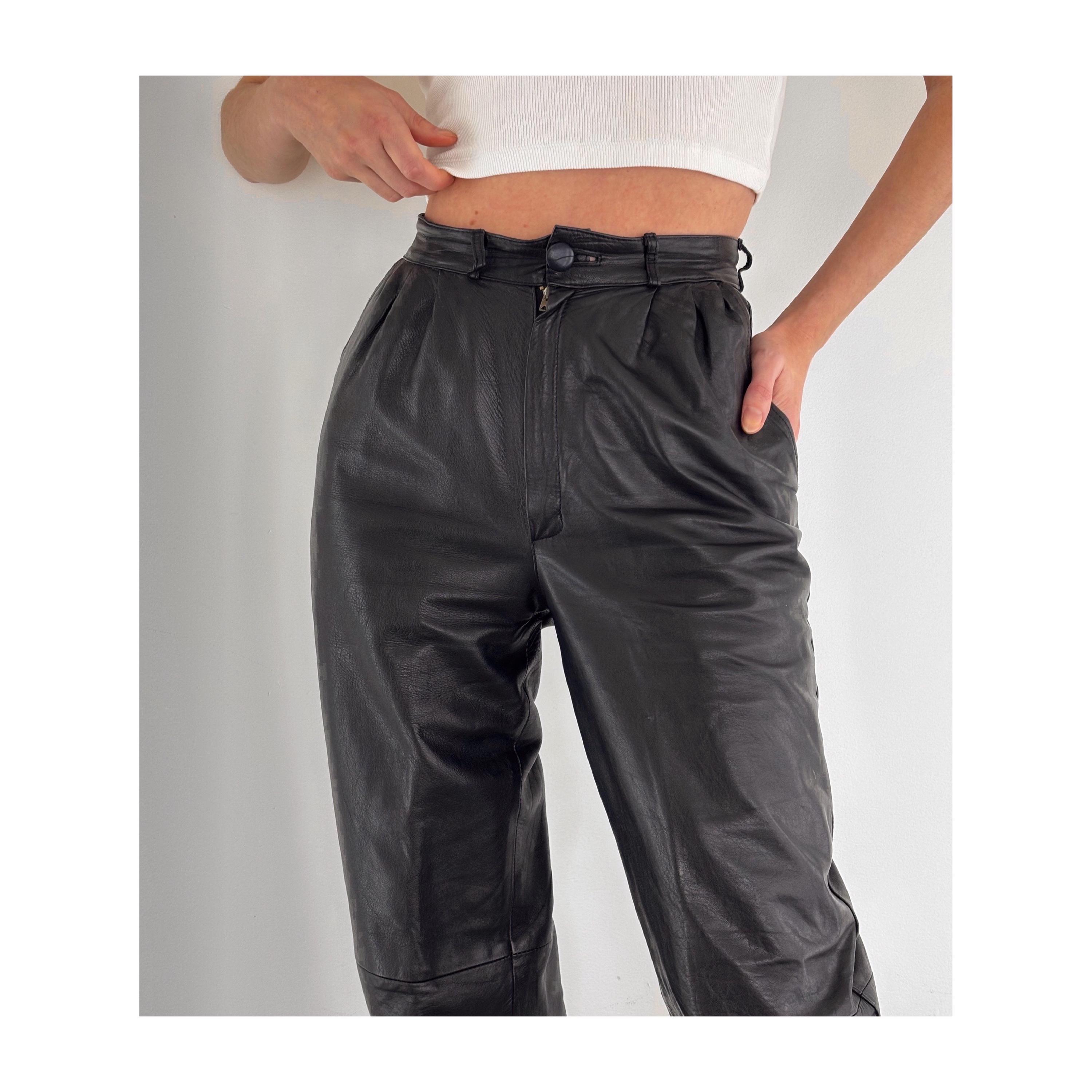 パンツ vintage wide nylon pants 80s side zip パンツ vintage wide nylon pants 80s side zip - パンツ