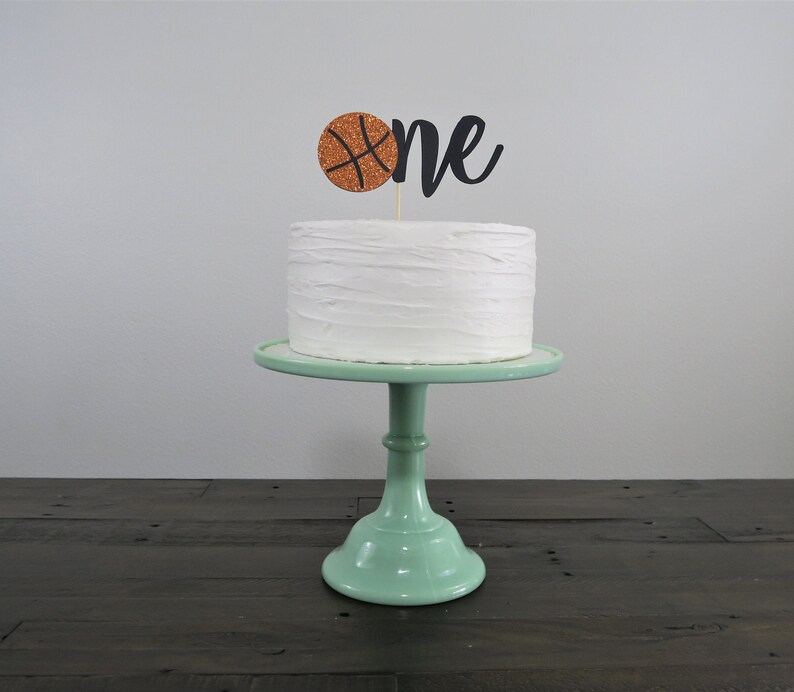 Basketball Cake Smash Topper Basketball First Birthday Etsy