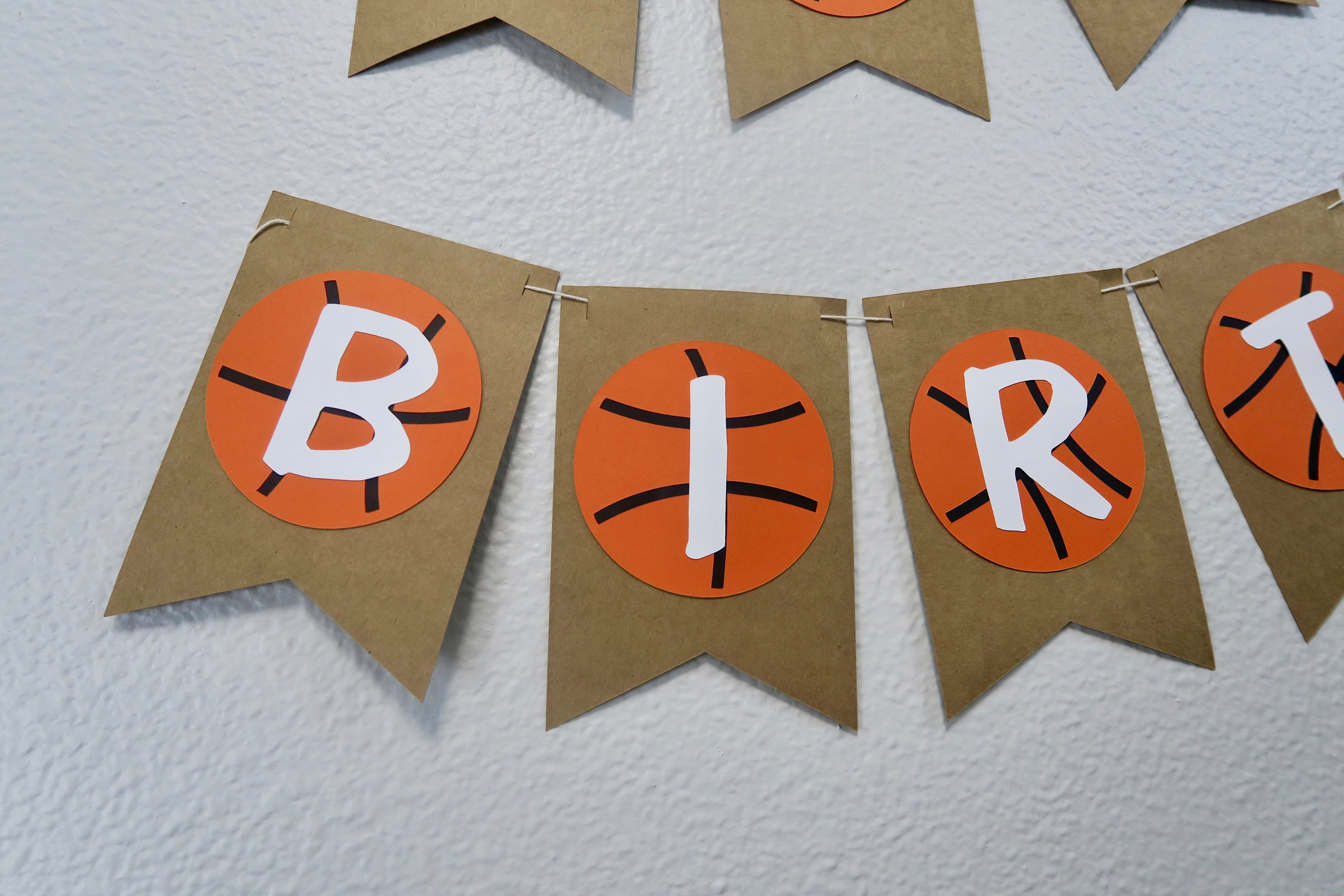 Basketball Birthday Banner Printable