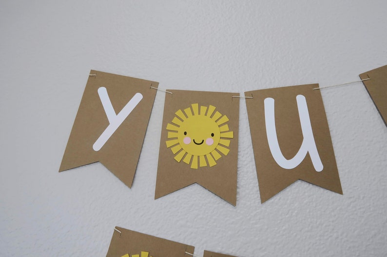 You Are My Sunshine Banner You Are My Sunshine Theme Etsy