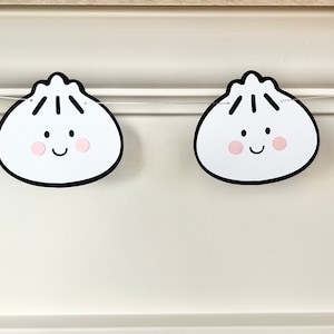 Little Dumpling Banner - Bao Bun Birthday, Bao First Birthday, Little Dumpling Theme, Bao Bun Banner