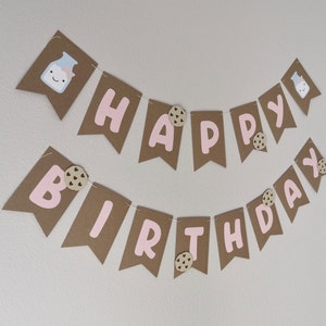 Milk & Cookies Birthday Banner, Milk and Cookies Theme Party Decor, Cookies Theme, Girl First Birthday Themes