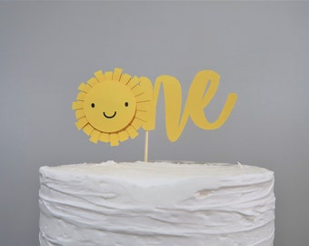 Sunshine One Cake Topper, You Are My Sunshine Theme, Sunshine Theme Birthday, One Cake Topper, Sun Theme Party, First Birthday Cake Topper