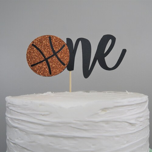 Basketball Cake Topper Etsy