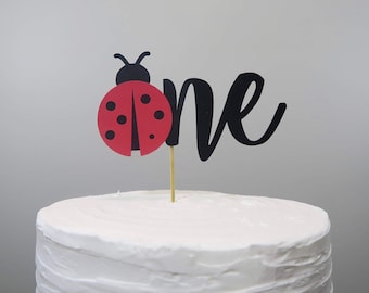 Ladybug Cake Topper Etsy