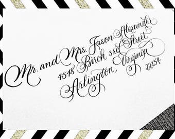 Gorgeous Calligraphy Addressing for Weddings and other Occasions - Grand Script