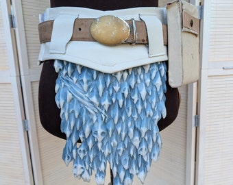 Sharkskin / Creature Loincloth / Trophy Belt for Mandos, Smugglers, Pirates, and Fantasy OCs