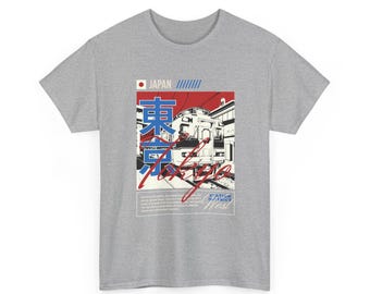 Tokyo Train Scene Graphic T-Shirt