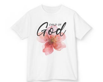 Child of God Kids Tee | Floral Watercolor Blossom