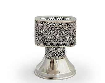 クラシック 925 スターリング シルバー スパイス ボックス - ユダヤ教