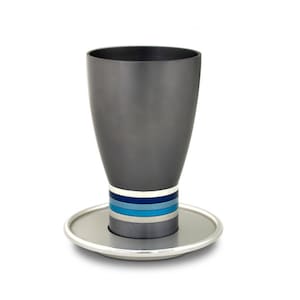 Personalized Modern & Stylish Aluminum Egg Shaped Sabbath Kiddush Cup