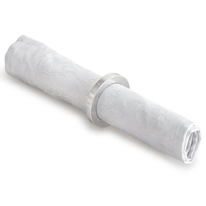 Klassische & glänzende Aluminium Serviettenring-Halter-Ringe mit polierten Look