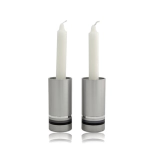 Modern Colorful Candlesticks Crafted From Anodized Aluminum - Unique Jewish Wedding Gift