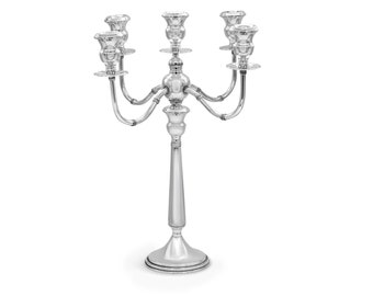 Traditional Sterling Silver Filigree Candelabra