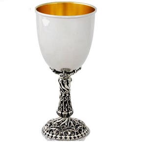 Unique 925 Sterling Silver Kiddush Kiddush Cup  - Special Anniversary Gift