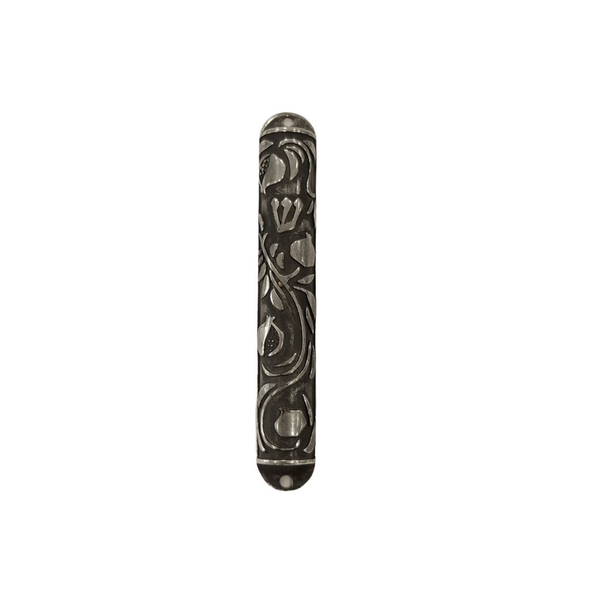 Small Pomegranate Mezuzah Case Made of Iron With Pomegranates Design Modern Design, Jewish Housewarming Gift, Fits Parchment 2.75'' (7cm) - Etsy
