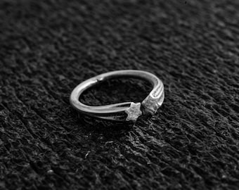 Anillo unisex de plata esterlina con diseño abierto Magen David, anillo con estrella de David, anillo con estrella judía / Joyería judaica / Joyería hecha en Israel