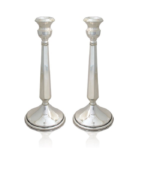 Sterling silver best sale candlesticks