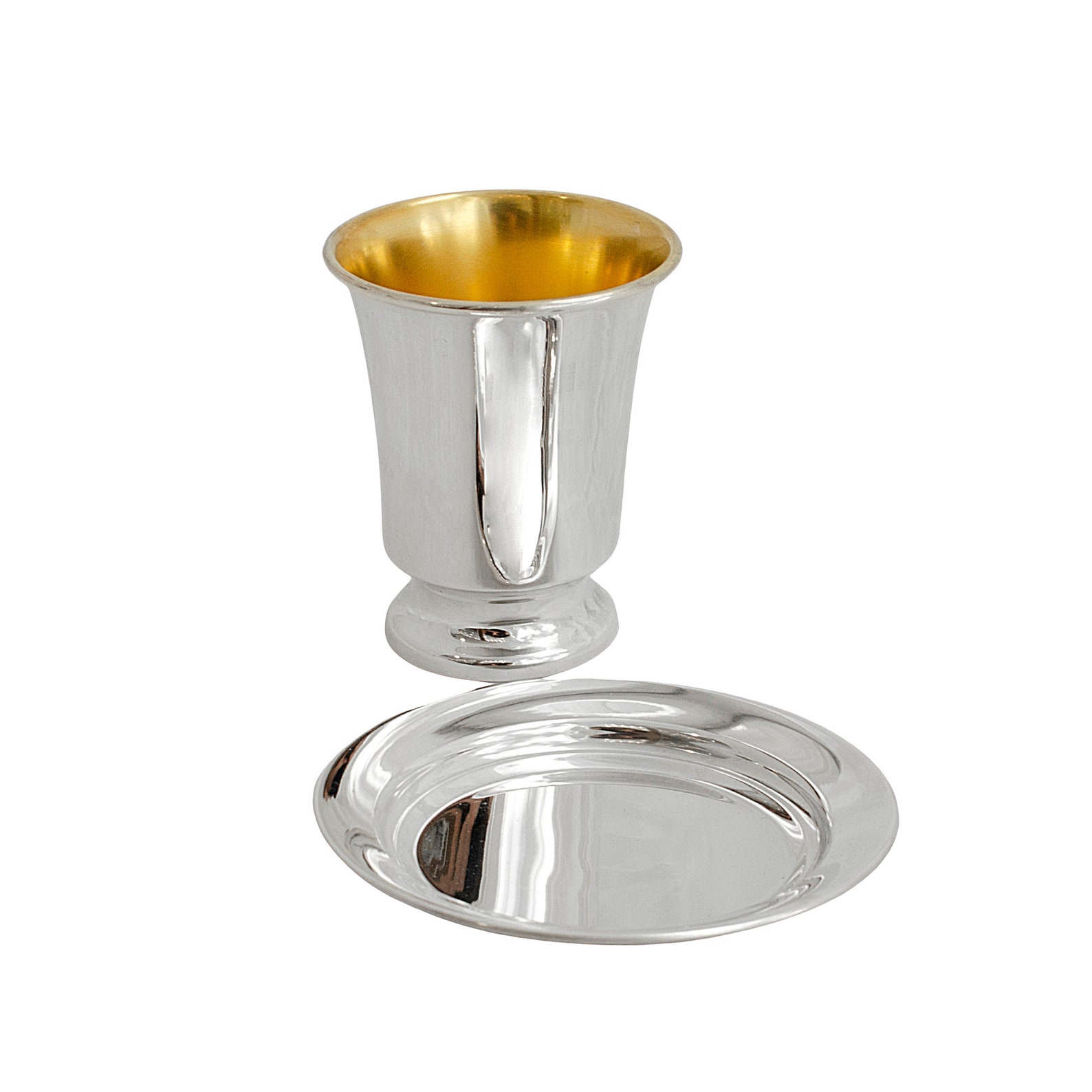 Modern Sterling Silver Kiddush Cup with Personalized Etsy