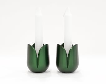 Stunning Tulip Flower Candle Holders