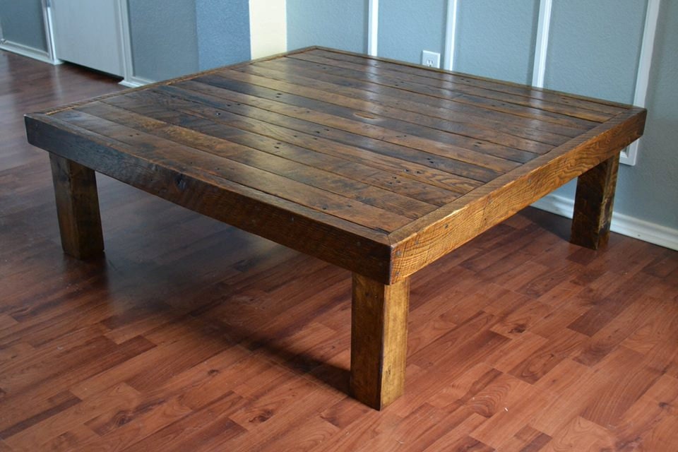Square Coffee Table Etsy