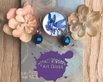 Unicorn Flower Barrette