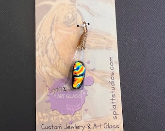 Dichroic Fused Glass Pendant