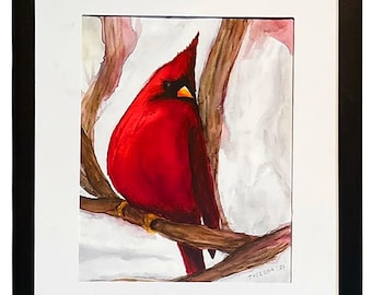 Cardinal Watercolor
