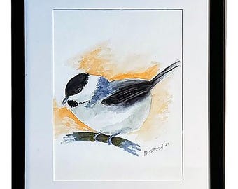 Chickadee Watercolor