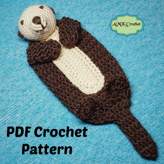 Made To Order Otter Crochet Otter Baby Blanket Baby Otter