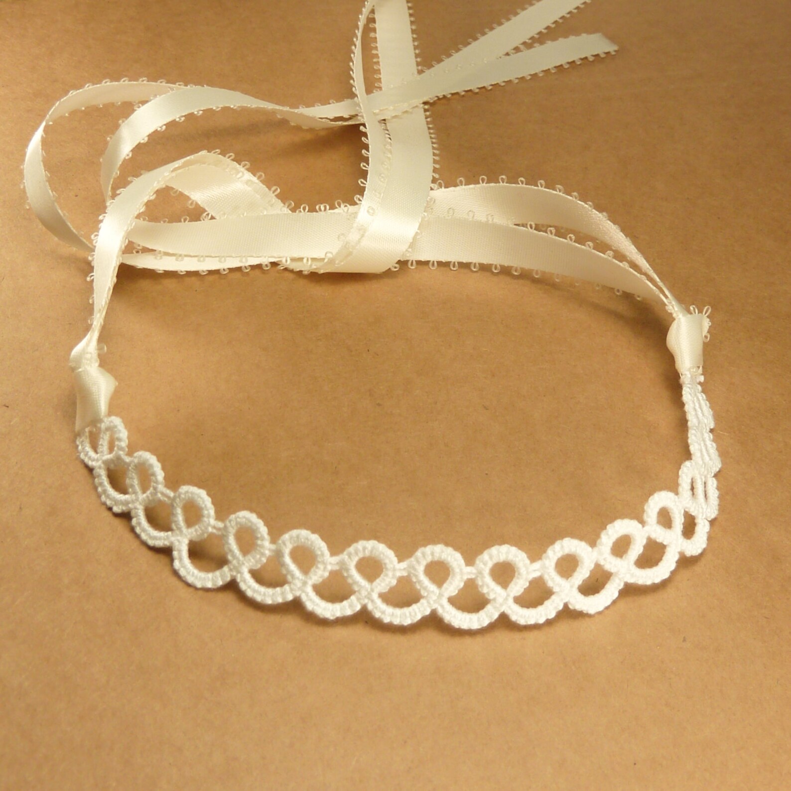 Tatted Ribbon Tatting Pattern -tatted Choker With Satin Ribbon by Decoromana (PDF) - Etsy