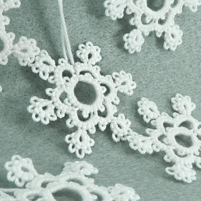 Tatting Pattern Snowflake by Decoromana PDF image 2