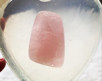 Rose Quartz Soap (tumble stone)