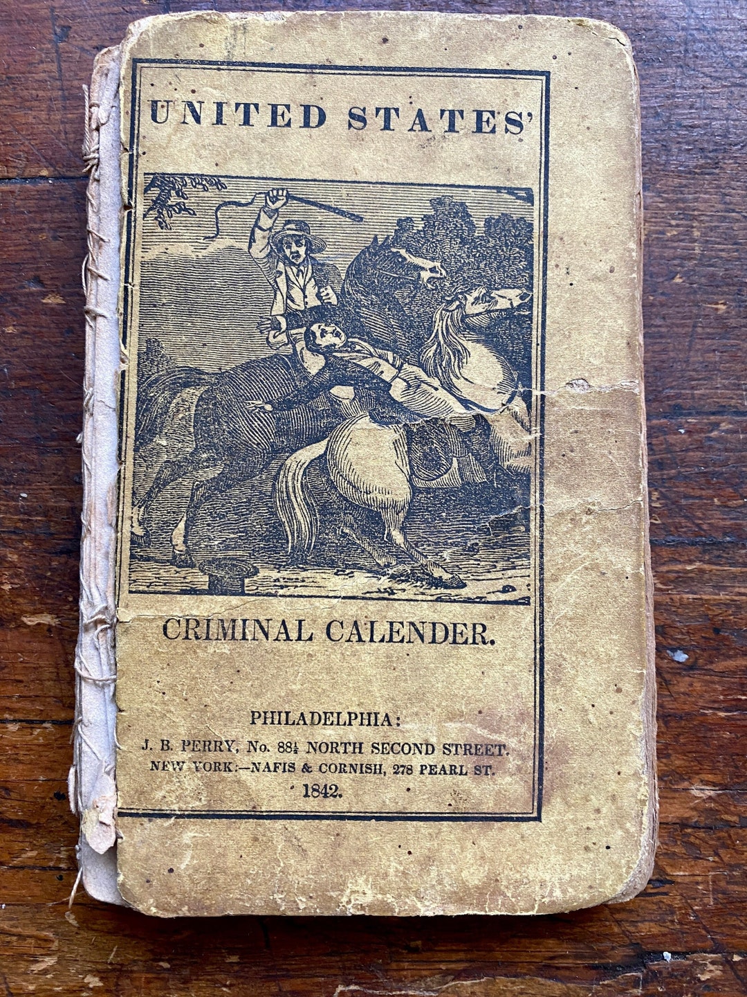 Extremely RARE united States Criminal Calendar Etsy