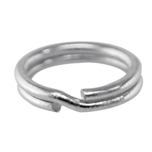 5 - 100 5mm Sterling Silver Plated Jumprings Splitrings open double loop hoop findings jewellery supplies key rings jump split open closed