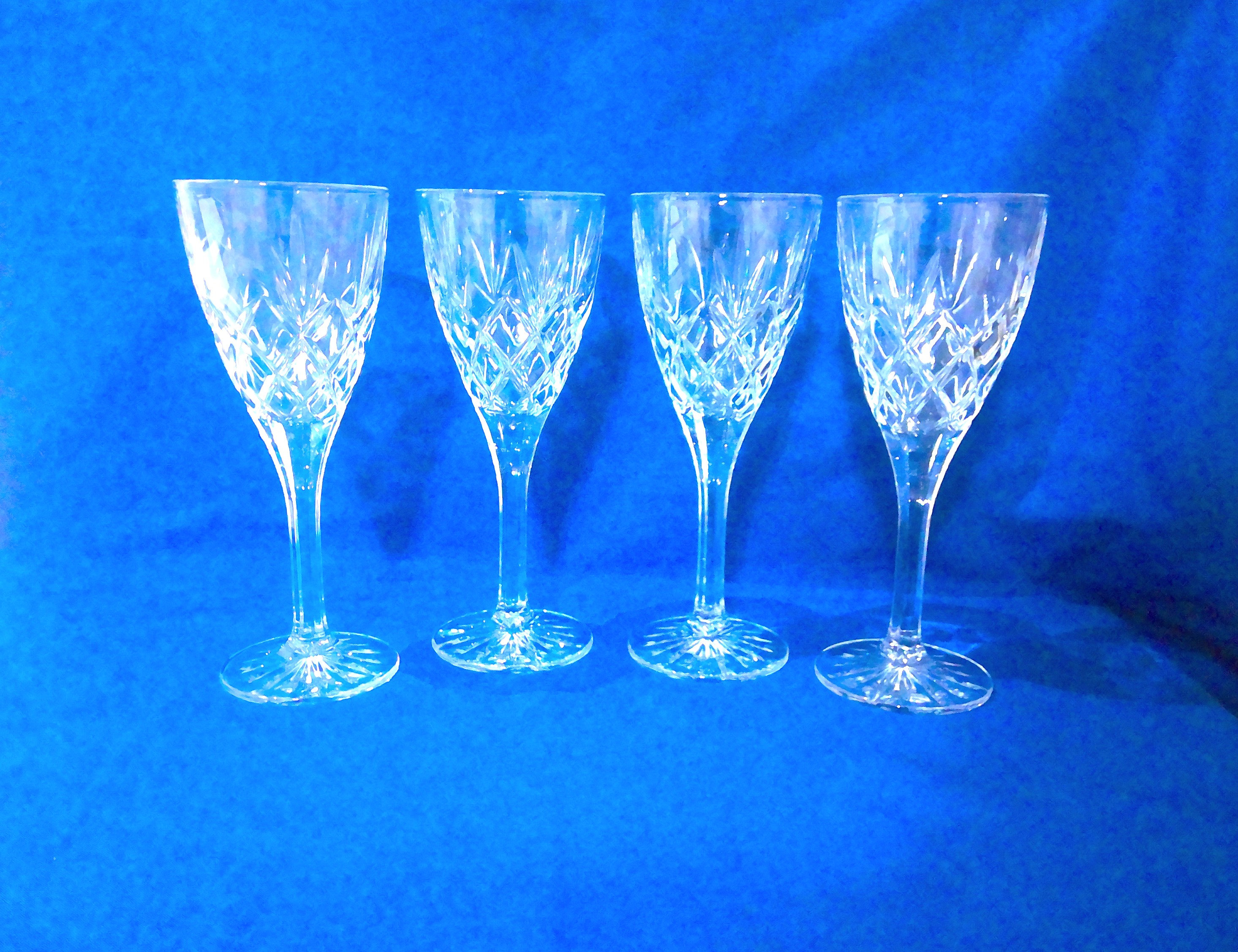 Royal Doulton Set di 4 bicchieri da vino trasparenti 1815