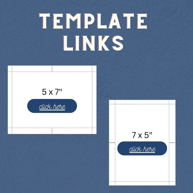 Canva Greeting Card Template Etsy