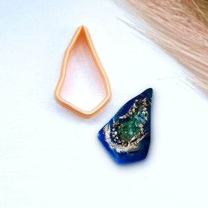 Organic Dagger Clay Cutter: Diamond Shape for Polymer Clay Jewellery, Earring & Pendant Making