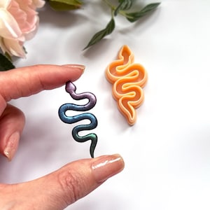 Snake Clay Cutter:  Polymer Clay Shape Cutting Tools for Halloween Jewellery Pendant & Earring Makers