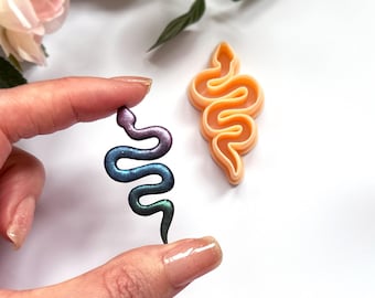 Snake Clay Cutter:  Polymer Clay Shape Cutting Tools for Halloween Jewellery Pendant & Earring Makers