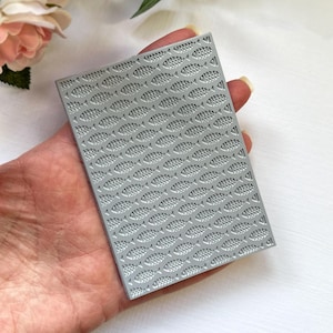 Fish Texture Stamp: Rubber Stamping Mat for Polymer Clay Pendant, Jewellery & Earring Makers.