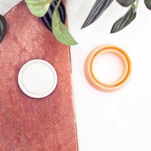 Circle Frame Clay Cutter: Polymer Clay Border Shape Cutting Tools for UK Earring & Jewellery Makers.