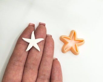 Clay Cutter Starfish, Star Fish Shape Cutters • For Earring & Jewellery Makers • UK Polymer Clay Tools • Summer Beach Under the Sea Theme