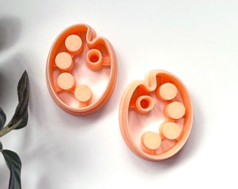 Paint Palette Clay Cutter: Stamp Cutting Tools for Jewellery Earring Makers. Teacher DIY Art School Gift Idea