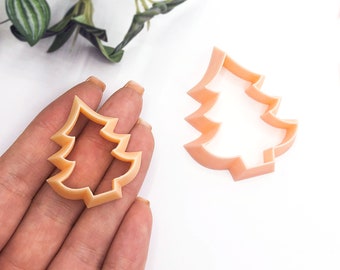 Tree Clay Cutter: Polymer Clay Shape Cutting Tool for Jewellery, Christmas Crafts & Ornament Making